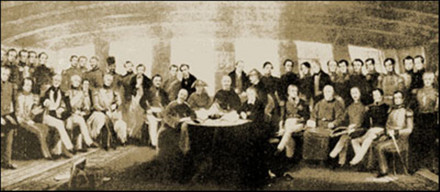 清政府被迫在英军舰上签订《南京条约》